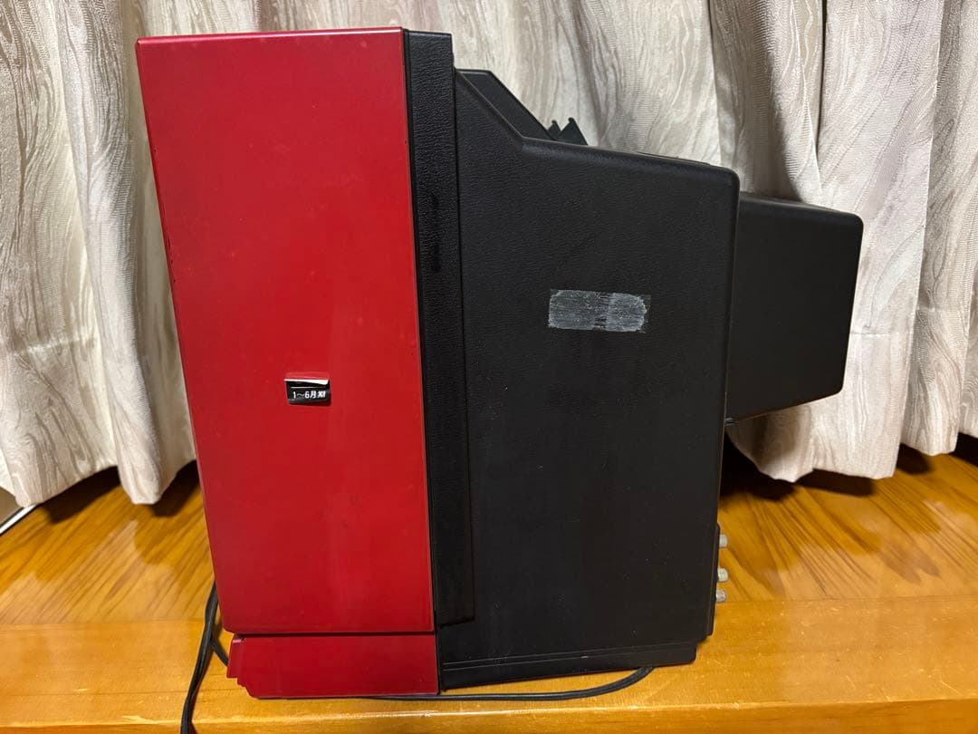 日立 14インチ ブラウン管テレビ B24 TINT レッド 動作品