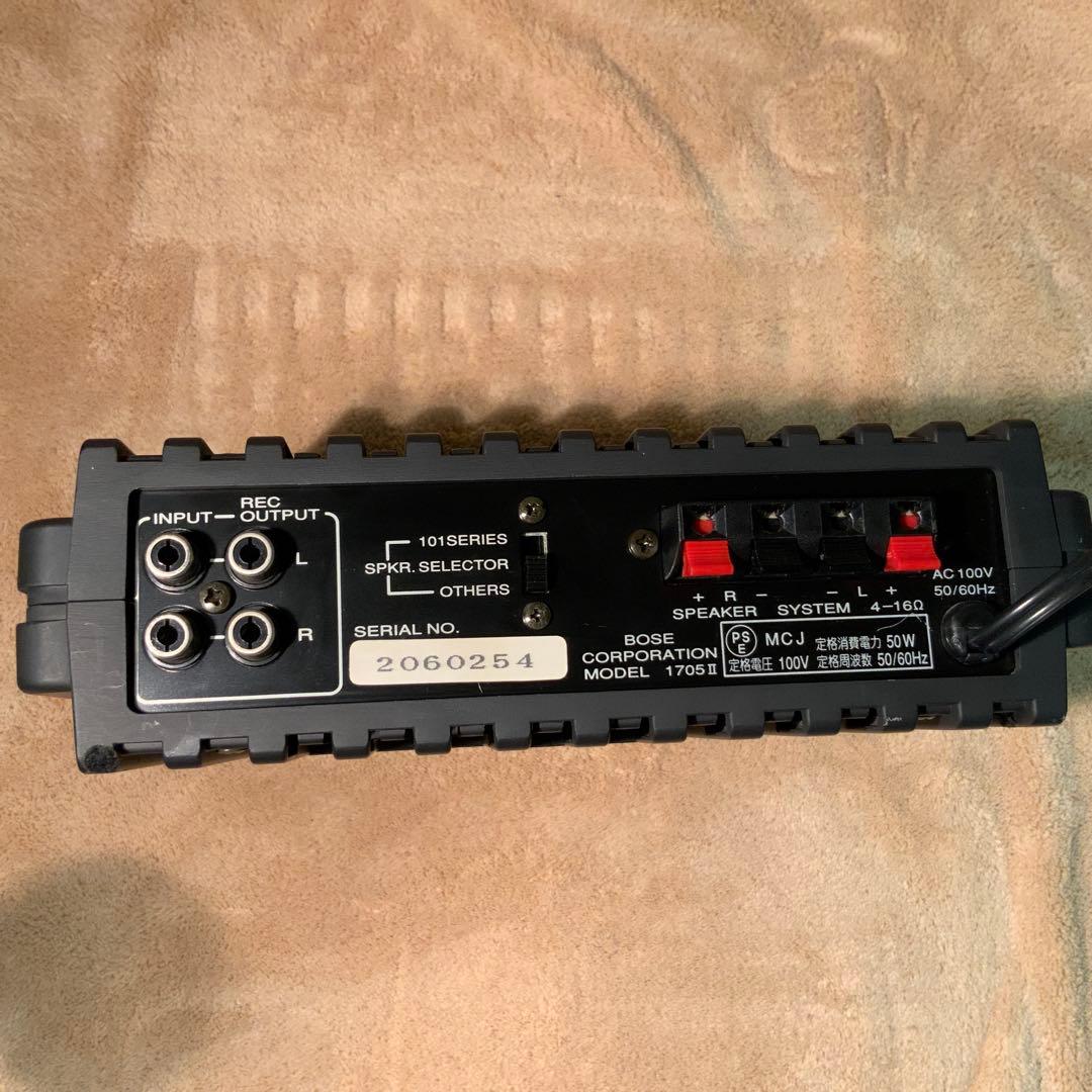 BOSE パワーアンプ MODEL1705II R L出力レベル調整可能