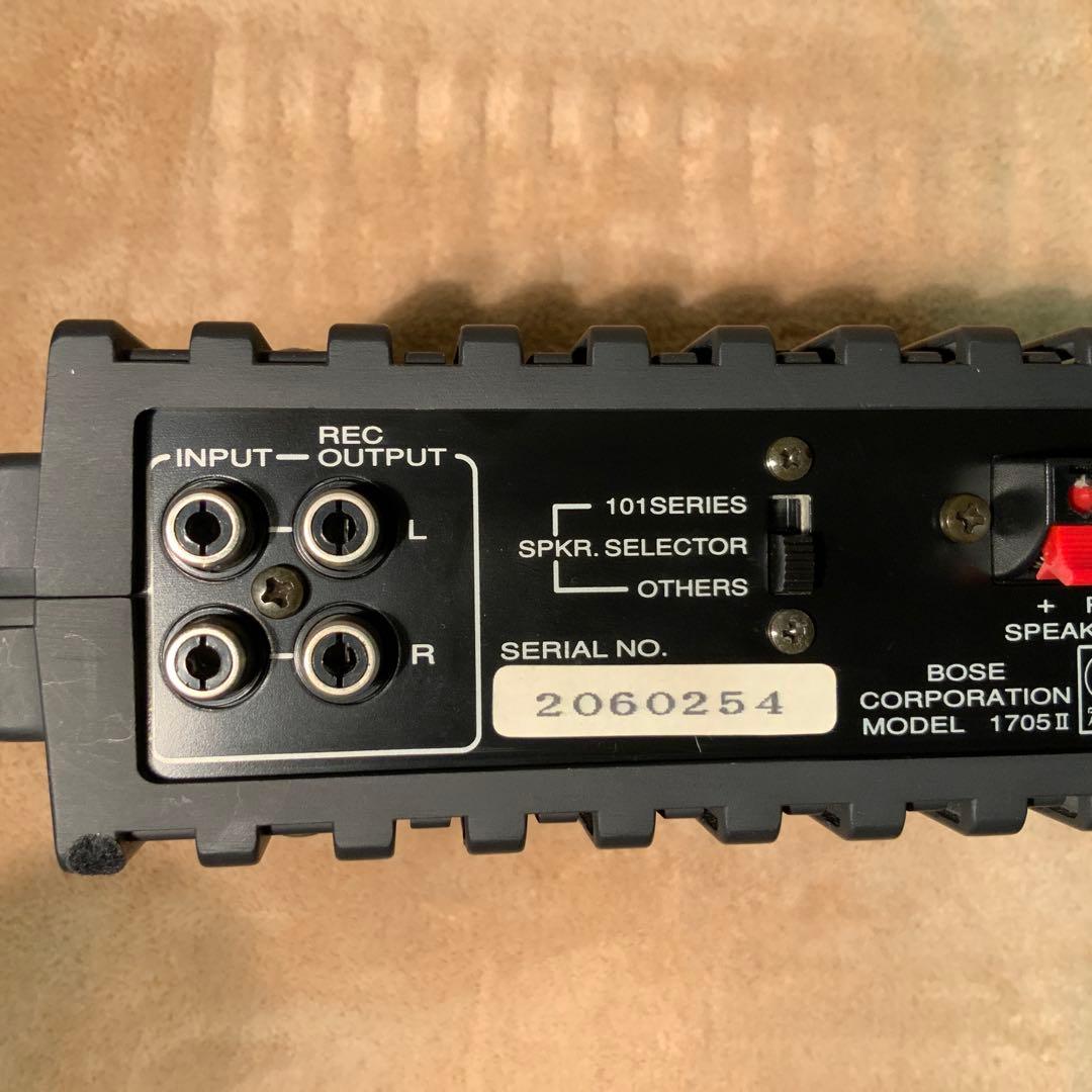 BOSE パワーアンプ MODEL1705II R L出力レベル調整可能
