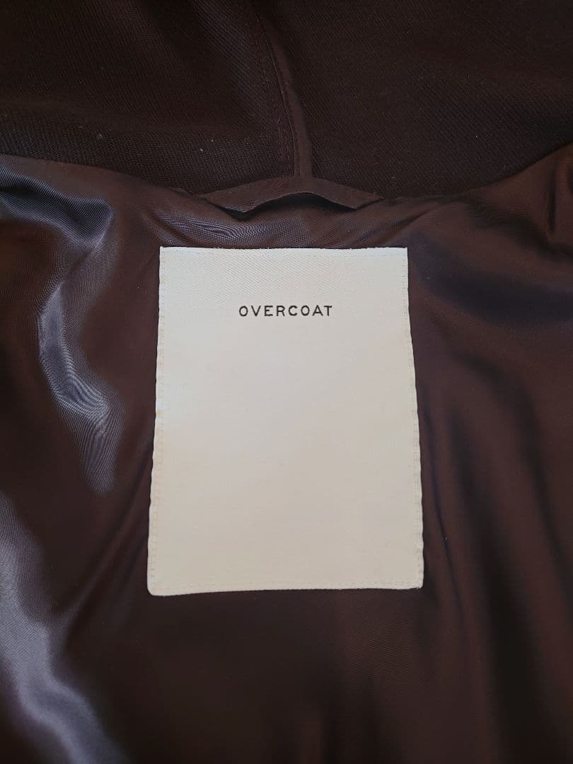 OVERCOAT 大丸製作所 2 フーデッドコート　ウール　サイズ1 ブラウン