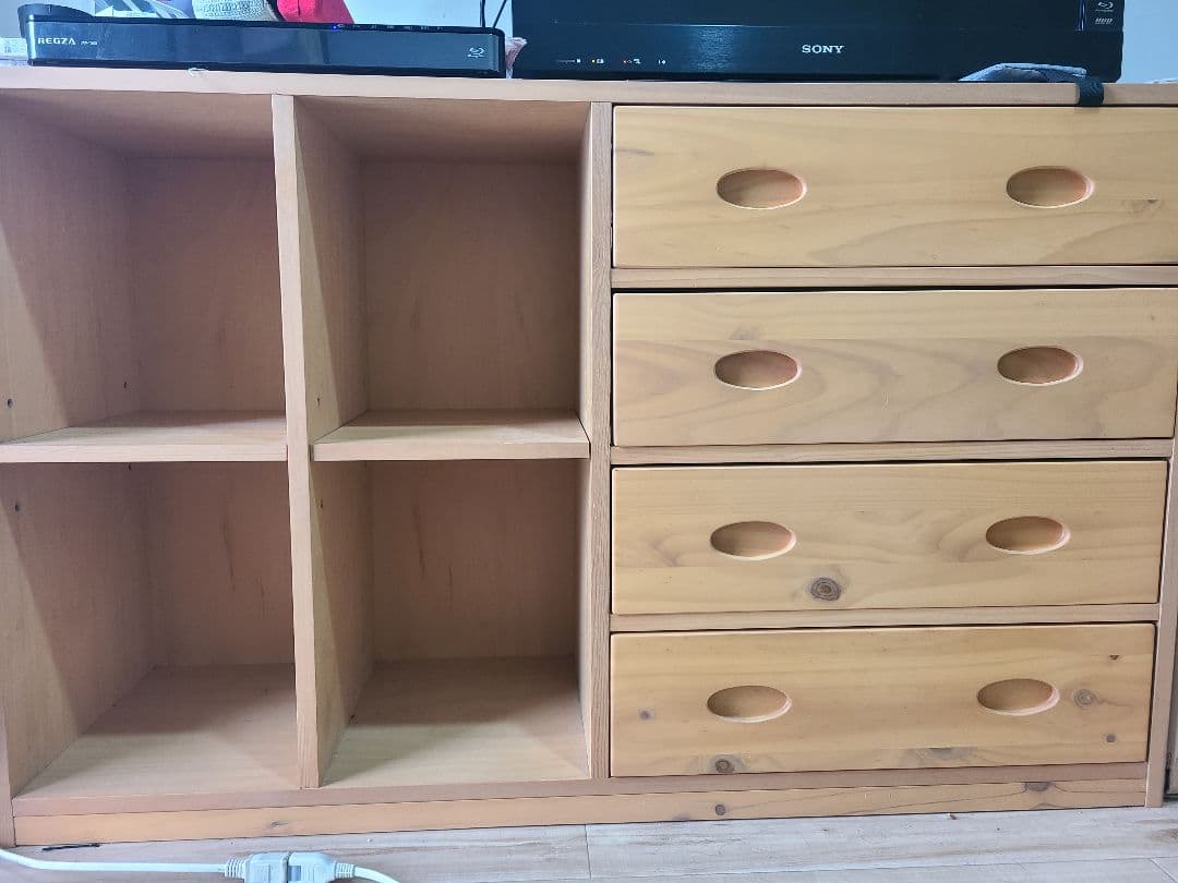 最終値下げ【大阪府堺市南区引取限定】木製ロフトシングルベッド+デスク+チェスト