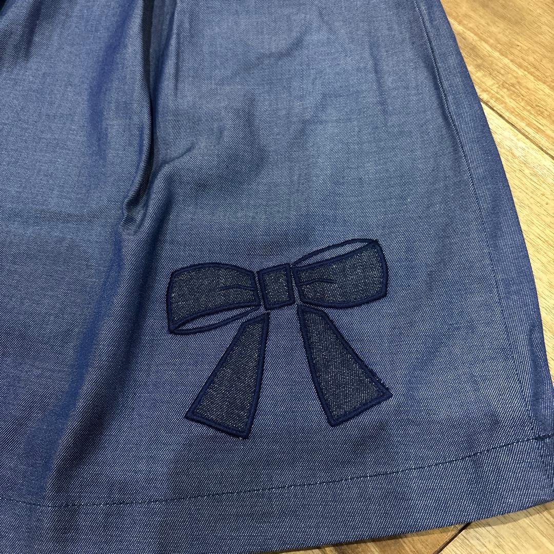 タロウ　新品　familiar ワンピース　リボン　100