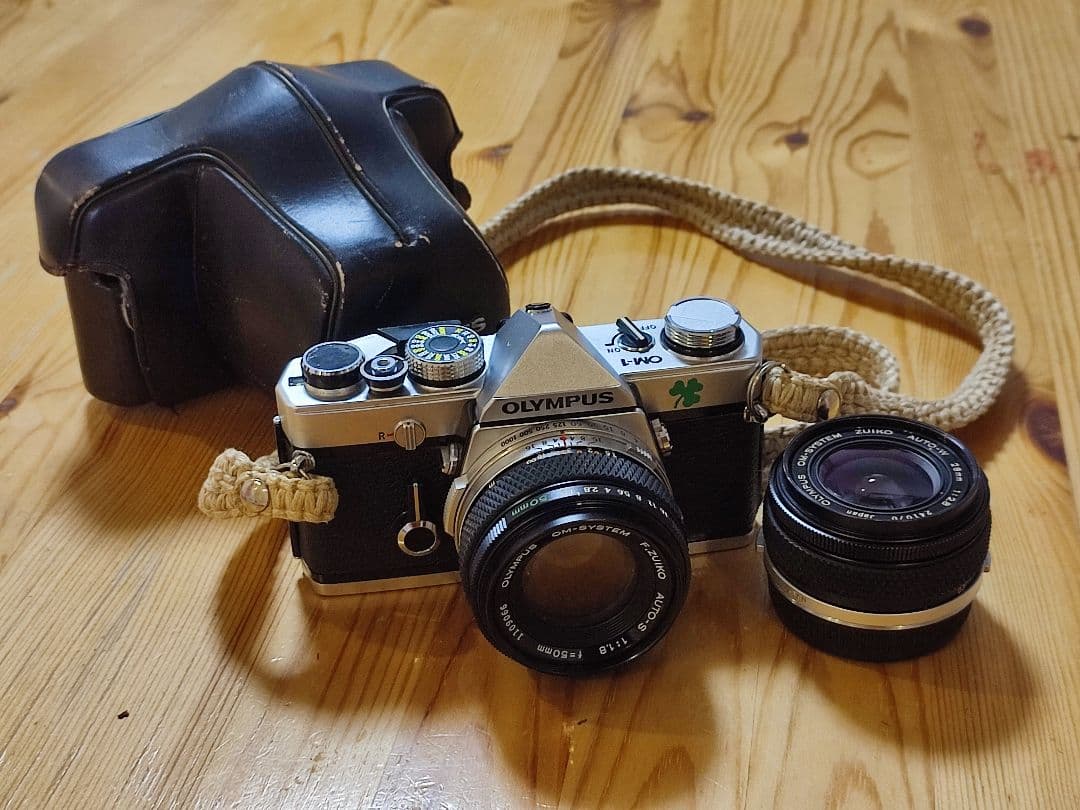 ［超希少］開発責任者の故 米谷美久氏サイン入りOM-1 美品 完動品レンズ2つ付