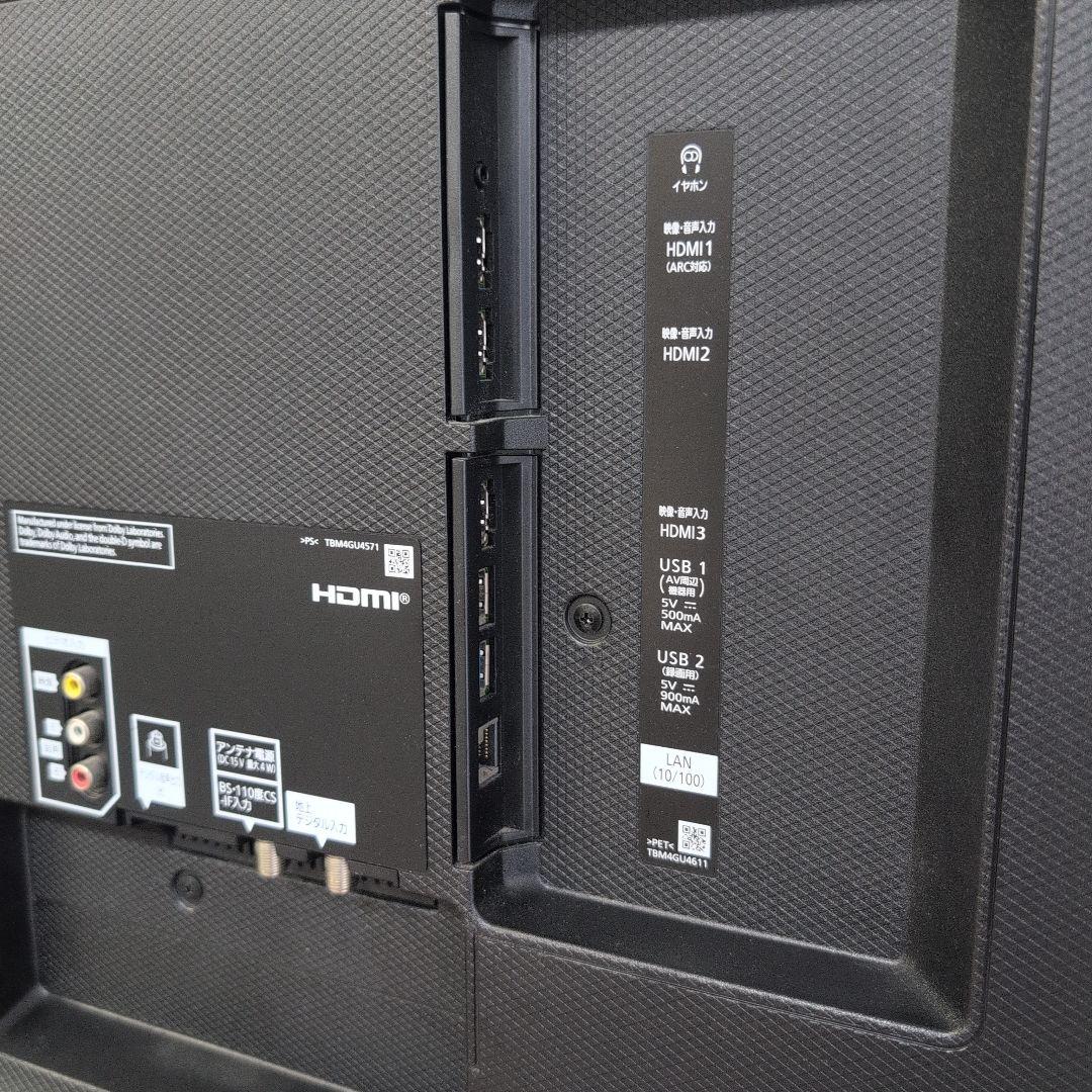 panasonic ビエラ49型 4K液晶テレビ TH-49GX755