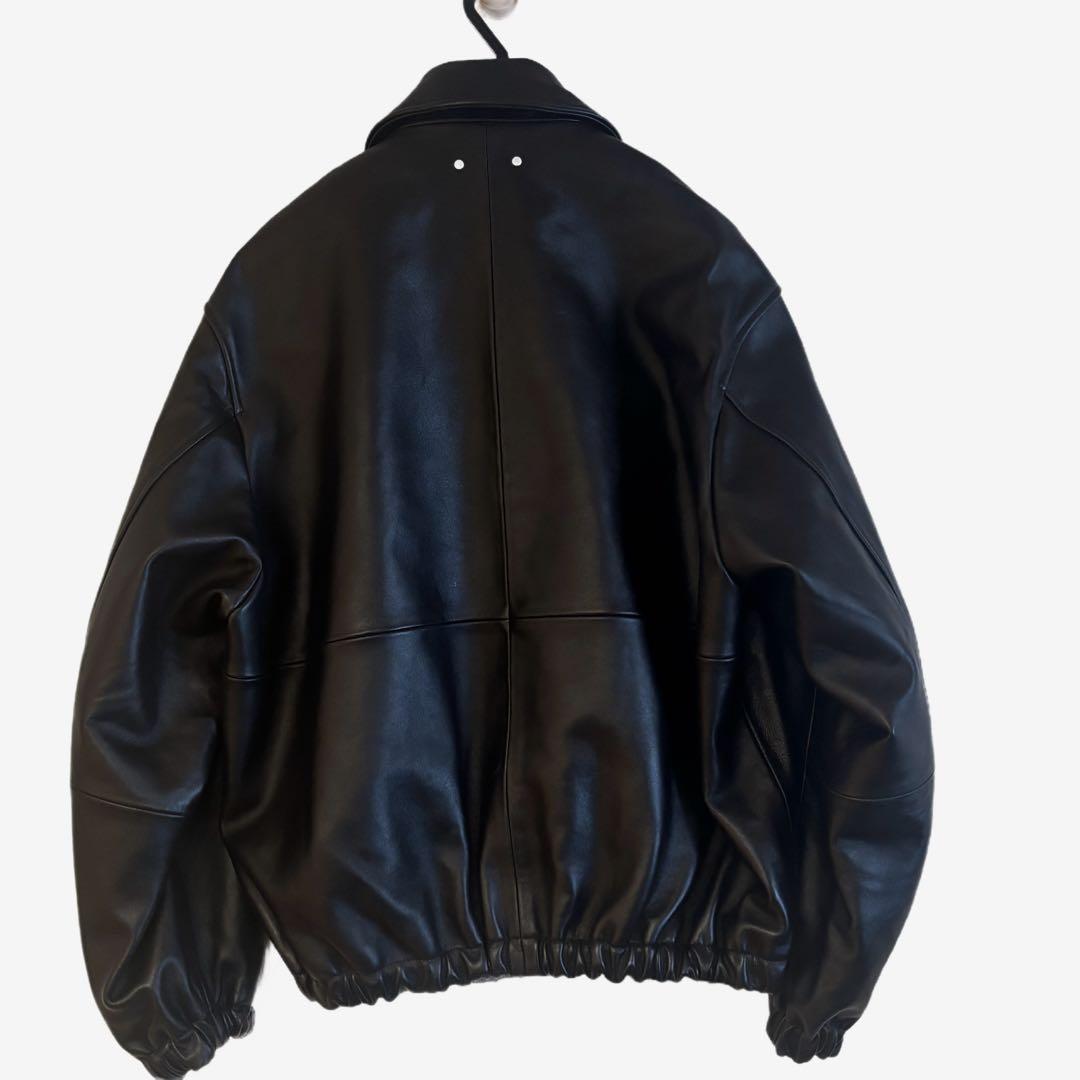 新品未使用 ssstein ブラック レザージャケット Sサイズ