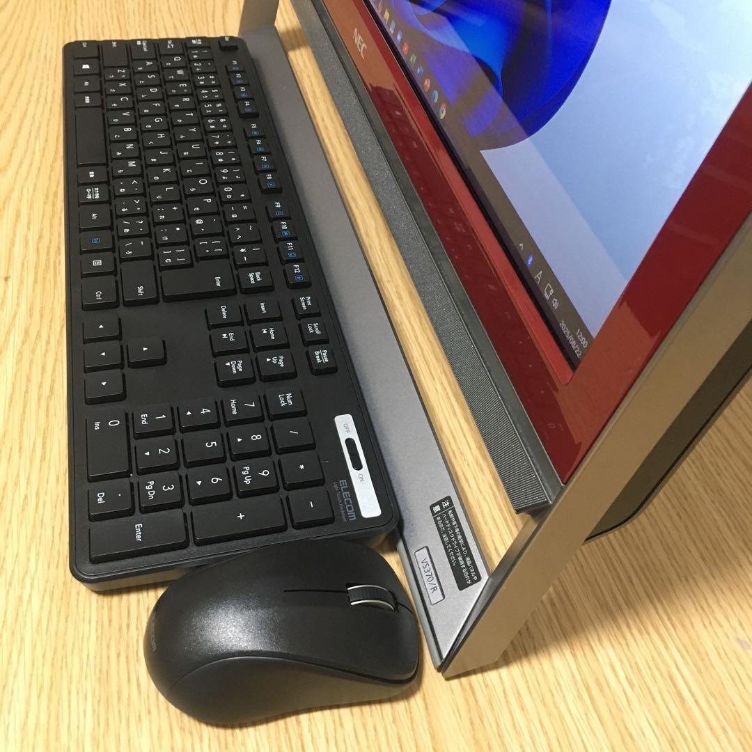 地デジ 一体型 NEC Win11 8Gメモリ 快適SSD 21.5'モニター