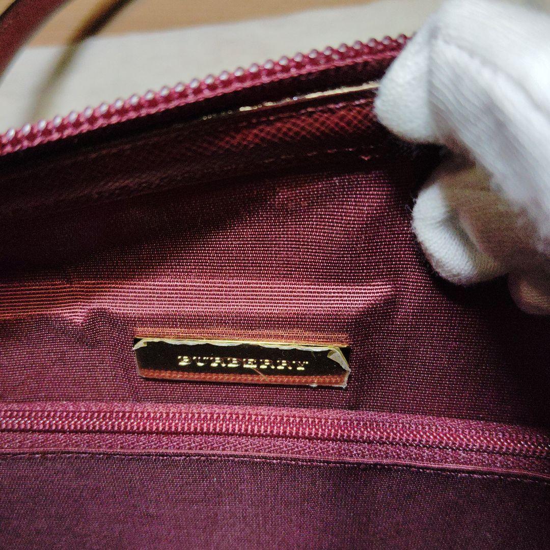 極美品BURBERRY チェック柄ショルダー、ボストンバッグほぼ未使用