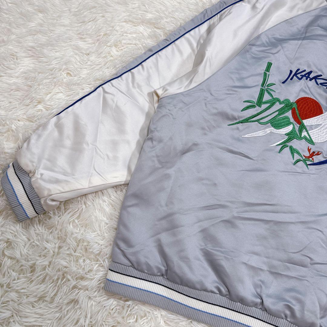 人気✨️グラニフ スカジャン ikaku 刺繍 レッサーパンダ 富士山 Lサイズ