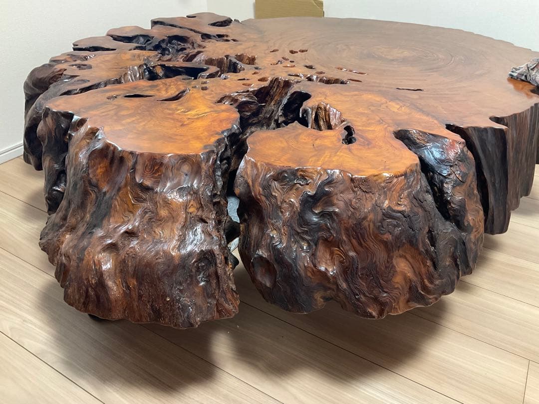 世界遺産の屋久杉テーブル　再値下げ(最終)