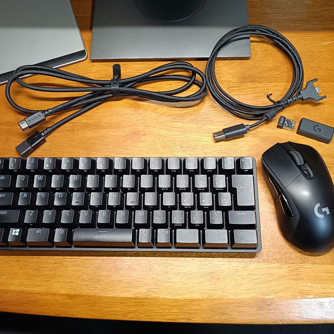 Razer huntsman mini 60%　Logiccol G703h