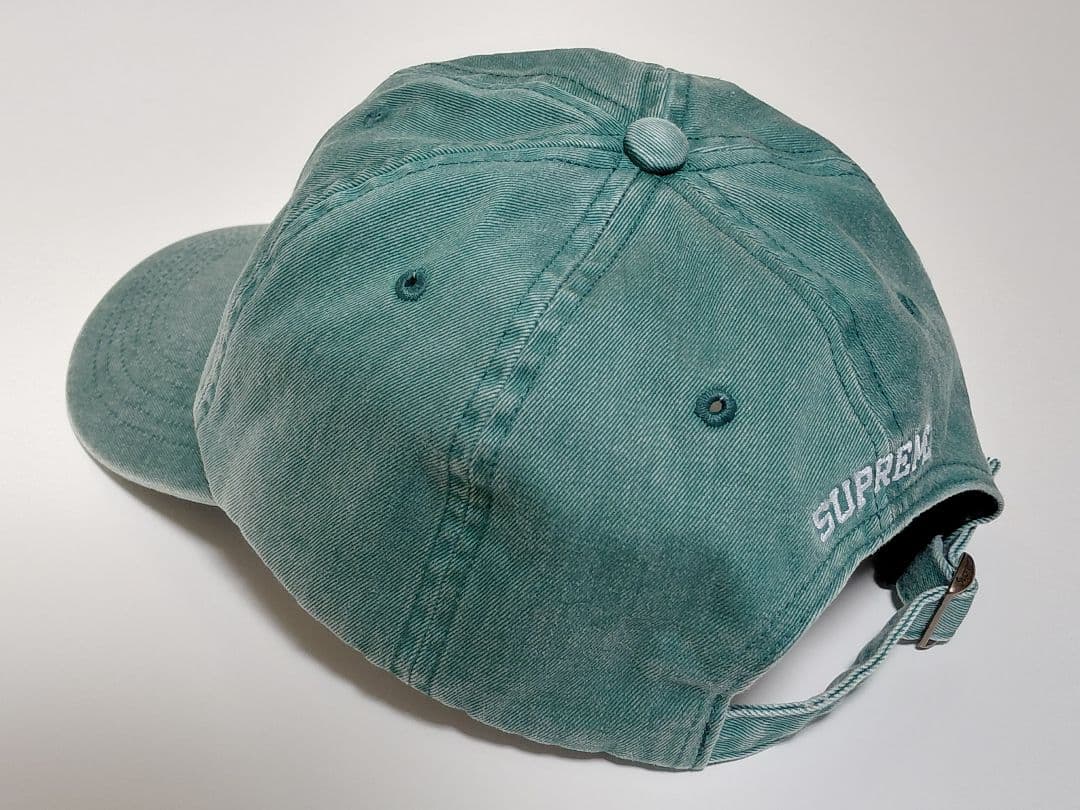 極美品　Supreme　Pigment　S Logo　6-Panel　Green