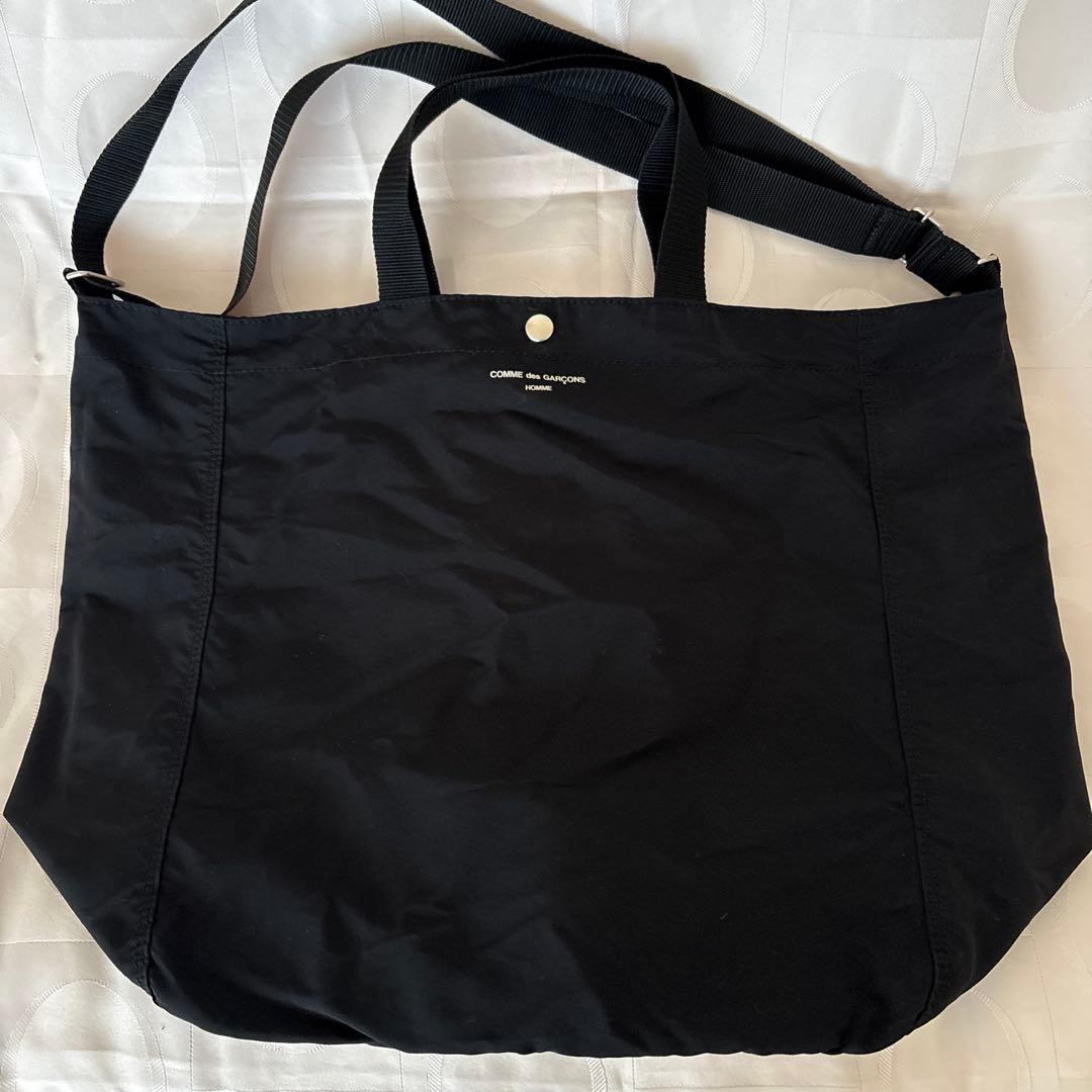 COMME des GARÇONS ネイビートートバッグ