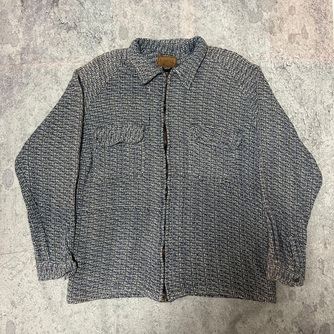 90s Quiksilver ツイード ジャケット ギャバジャン　サーフ