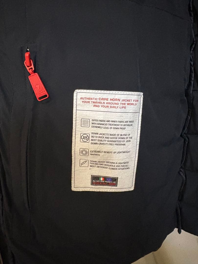 ケープホーンCAPE HORN SALTA MURMASKYダウンブラック42