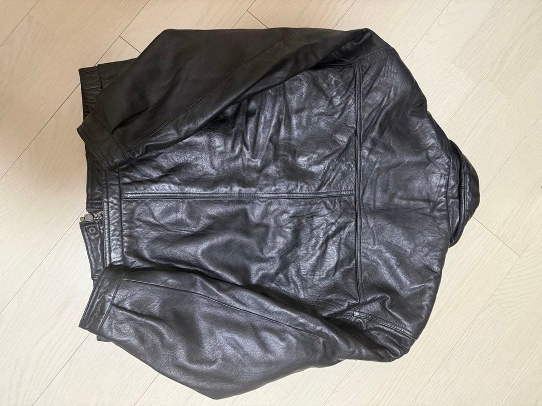 Members only レザージャケット ブラック