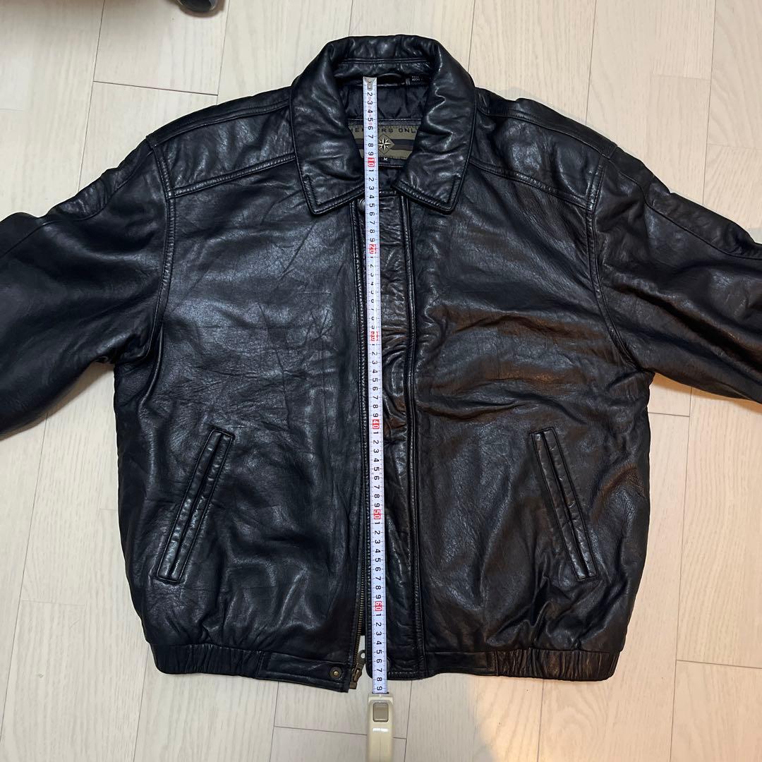 Members only レザージャケット ブラック