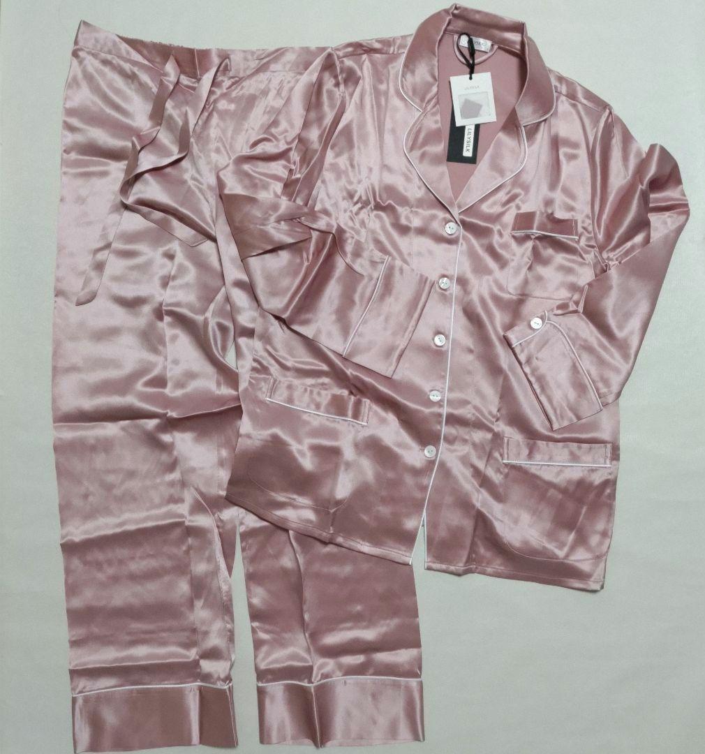 LILYSILK リリーシルク パジャマ 長袖 ピンク シルクパジャマ 絹