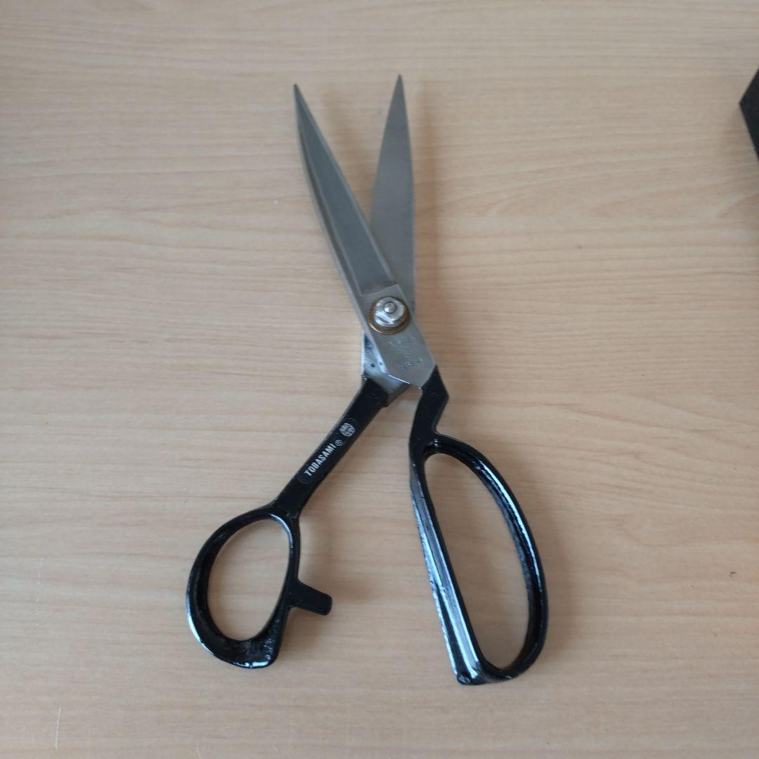 入魂 総火造　与三郎作　付け鋼鍛造製はさみ 箱入り