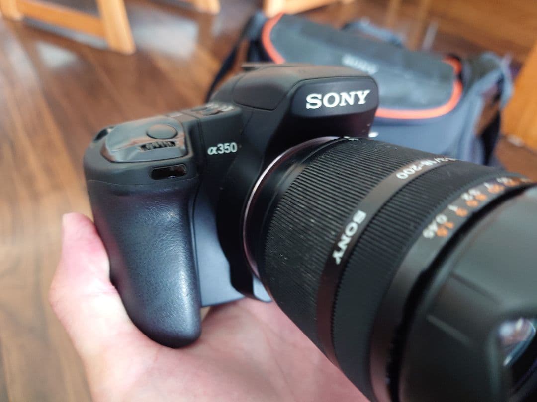 SONY α350 デジタル一眼レフカメラ　メモリーカード付き