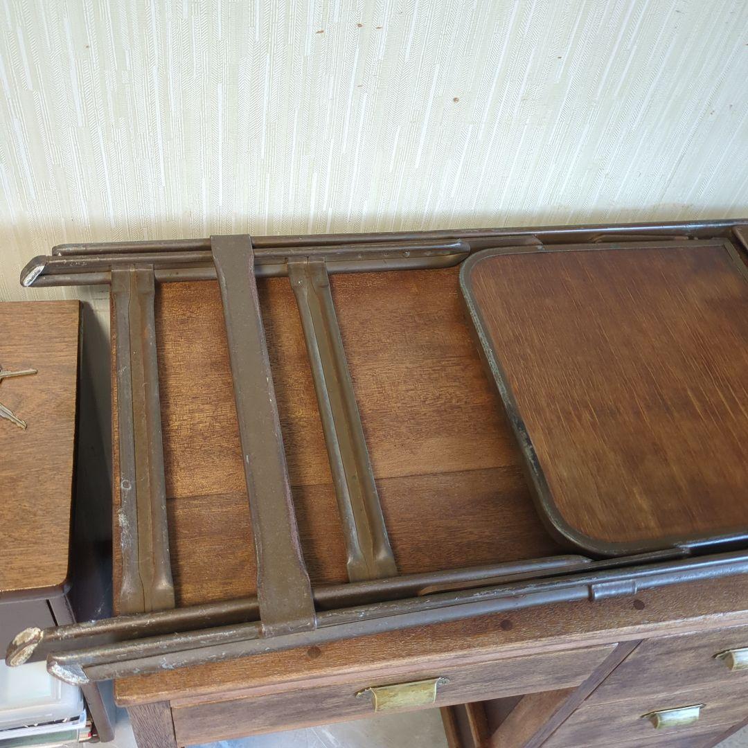 Clarin USAアンティーク折りたたみ椅子 ブラウン