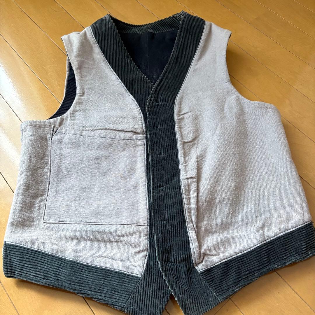 ビーグルさま専用コーデュロイベスト 30'〜40'フレンチ ユーロ ヴィンテージ