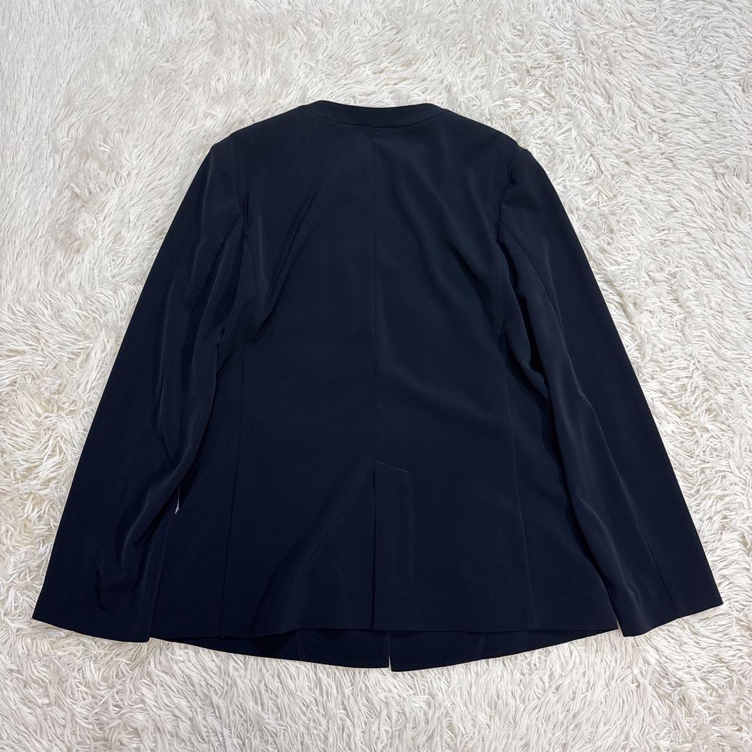 【極美品】ROPE ロペ スーツ ノーカラー ネイビー 金ボタン 40