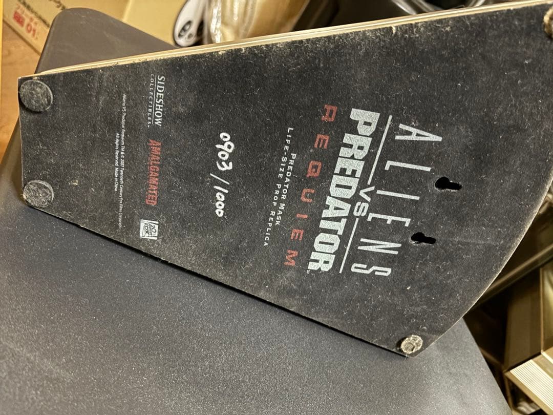 サイドショウ　AVP2 プレデターウルフ　1/1 バイオマスクレプリカ