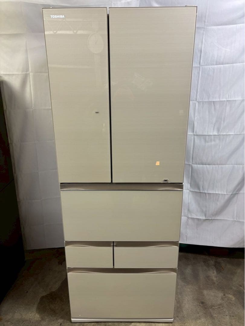 【12ヶ月保証】東芝 6ドア冷蔵庫 GR-T550FZ 2021年製 551L