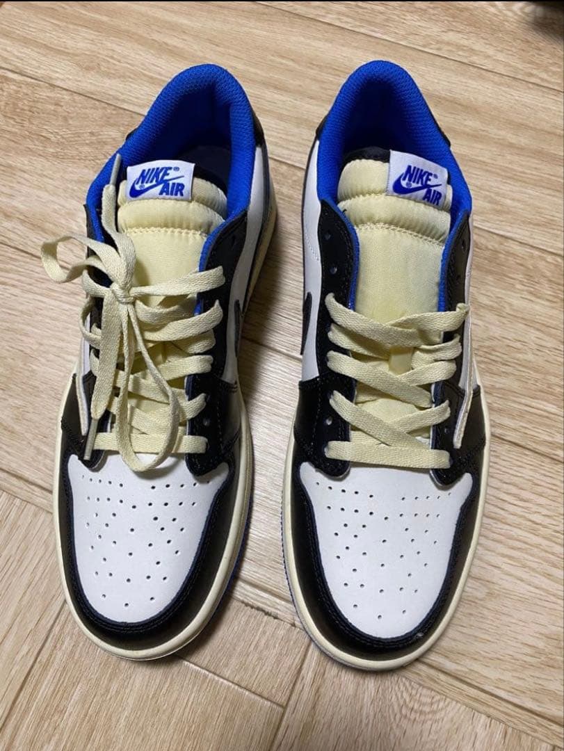 Nike Air Jordan 1 Low ホワイト/ブラック/ブルー