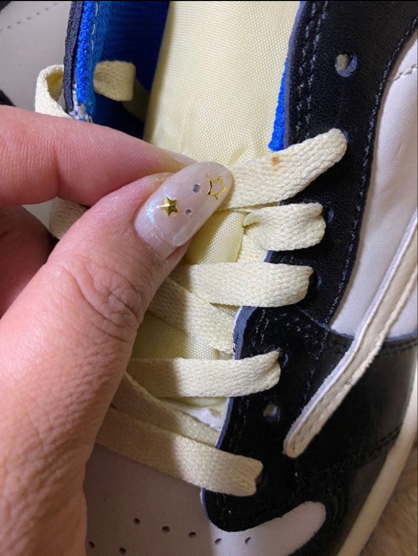 Nike Air Jordan 1 Low ホワイト/ブラック/ブルー