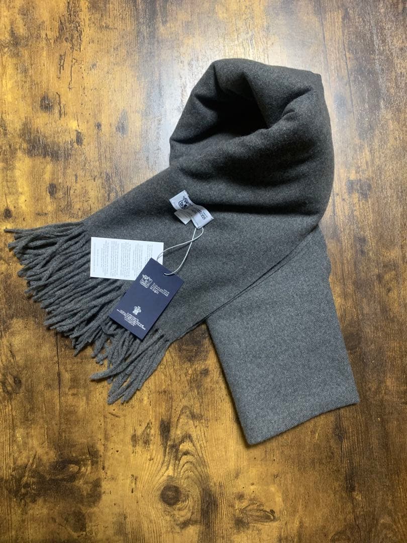 と*え様 美品Johnstons ジョンストンズ大判ストールジョンストンズ　グレ