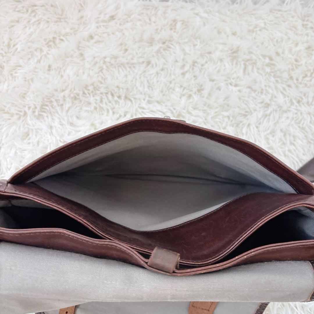 希少✨MARGARET HOWELL ×PORTER レザーショルダー 茶