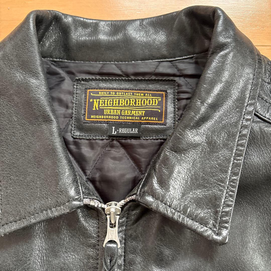 NEIGHBORHOOD ネイバーフッド　シングルライダースジャケット　Lサイズ
