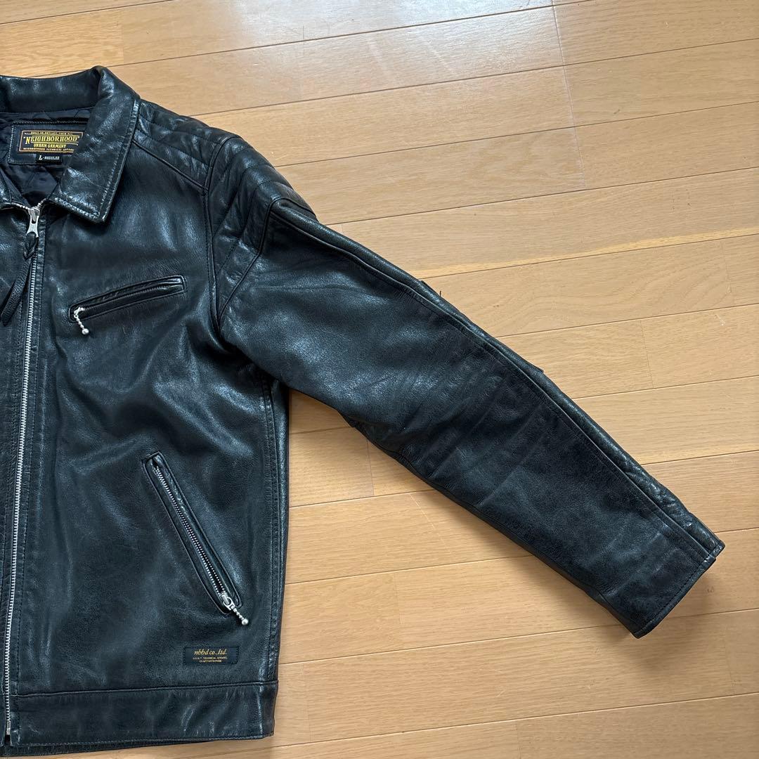 NEIGHBORHOOD ネイバーフッド　シングルライダースジャケット　Lサイズ