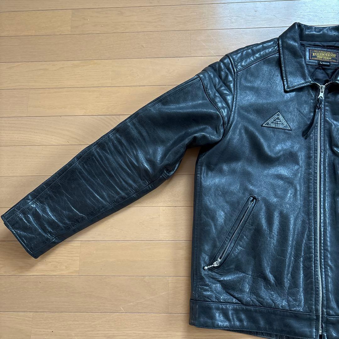 NEIGHBORHOOD ネイバーフッド　シングルライダースジャケット　Lサイズ