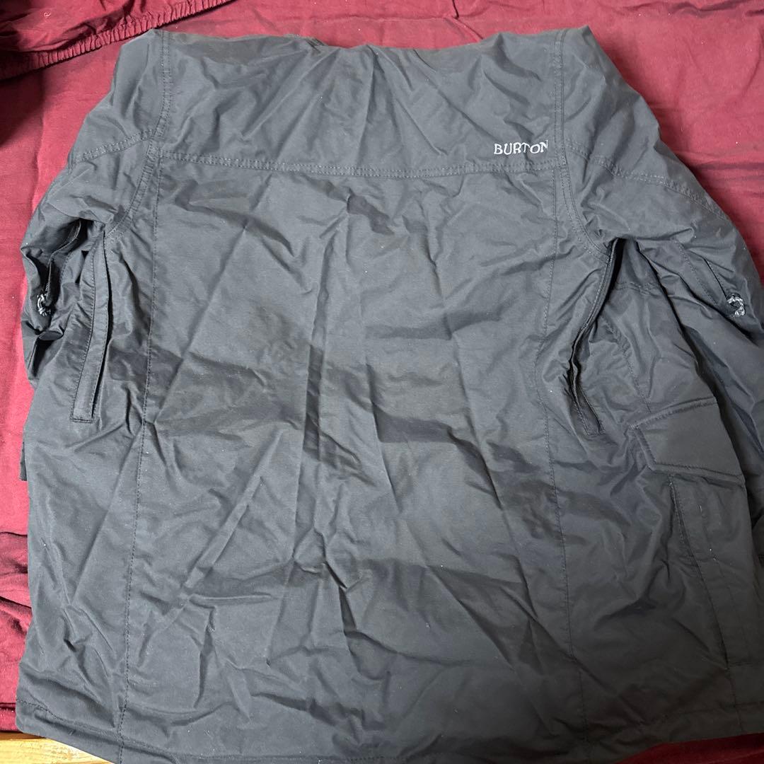 Burton ブラックジャケット フード付き