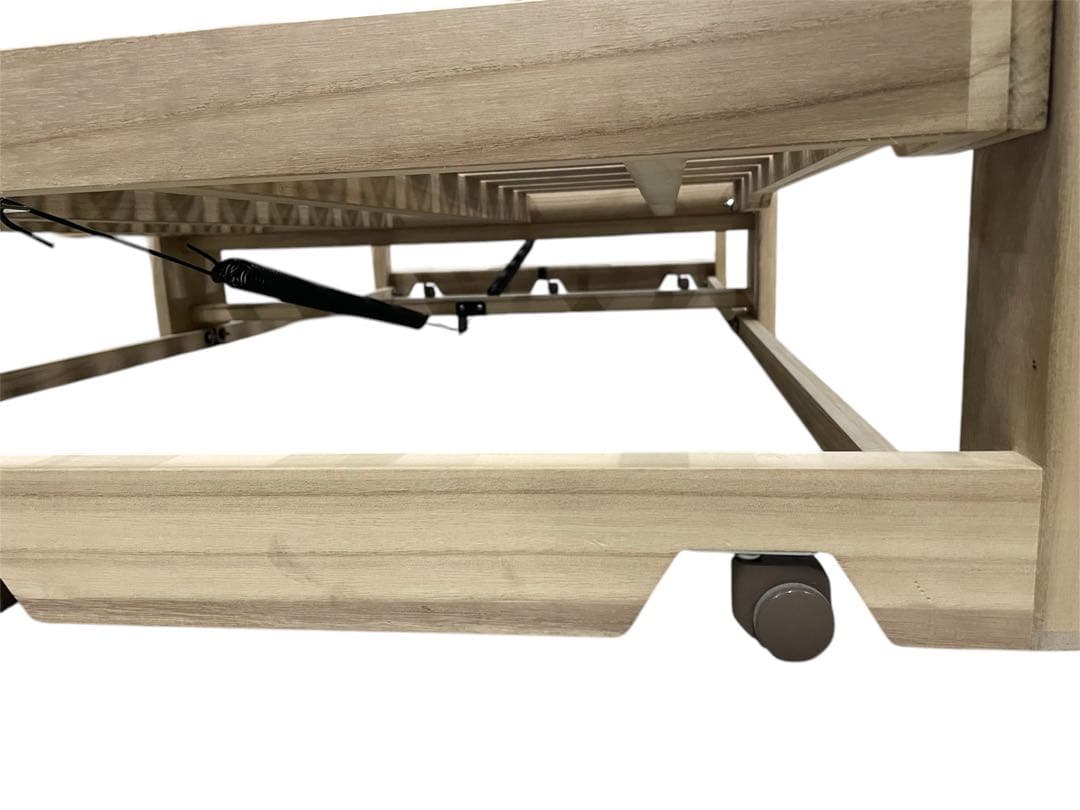 美品　桐の畳めるベッド 桐らくね 桐優 kiyuu 折り畳み式