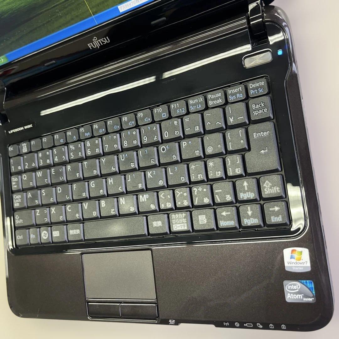 ☆格安美品☆WindowsXP☆長時間バッテリー付き10.1型小型ノートPC☆