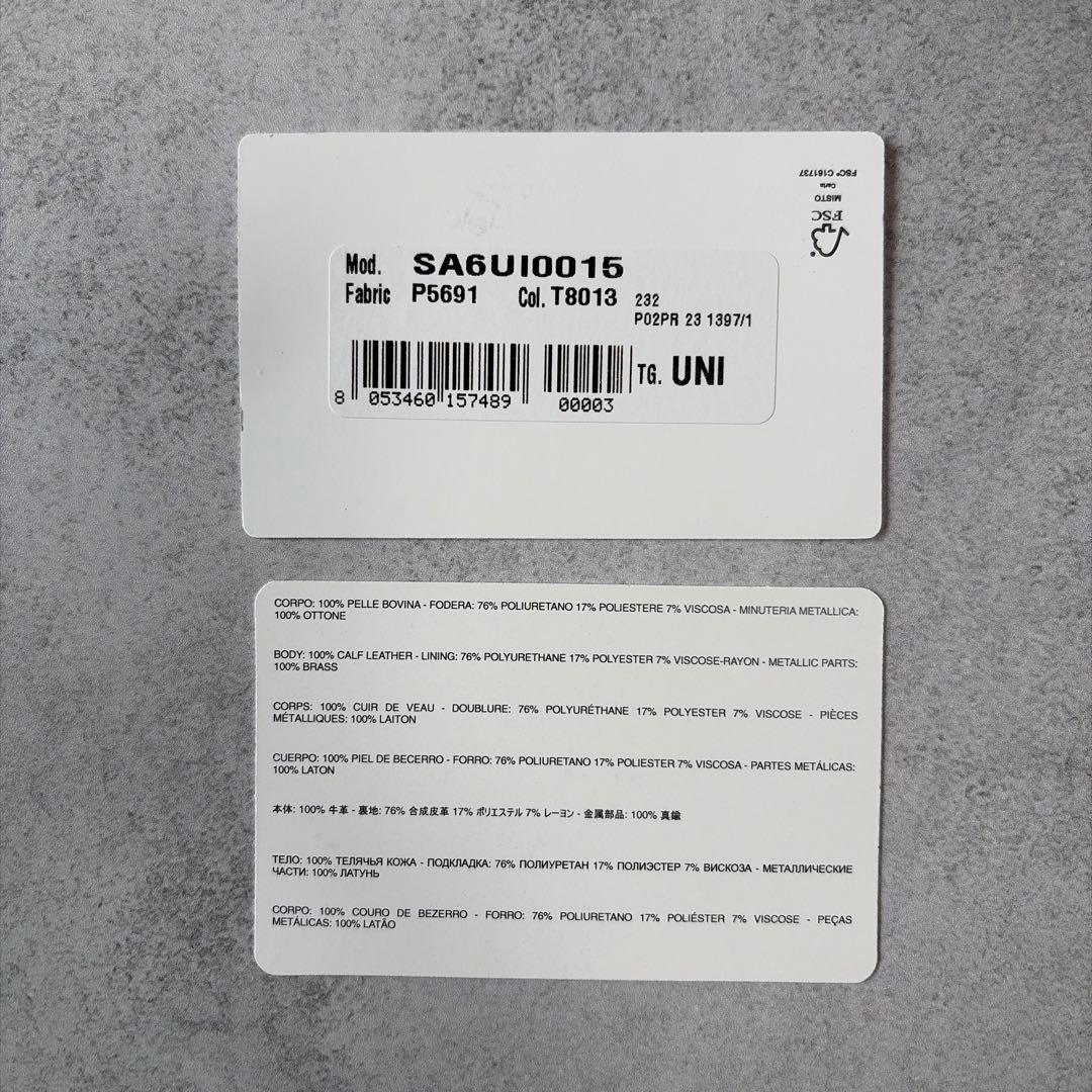 MM6 Maison Margiela 黒 レザー ケース