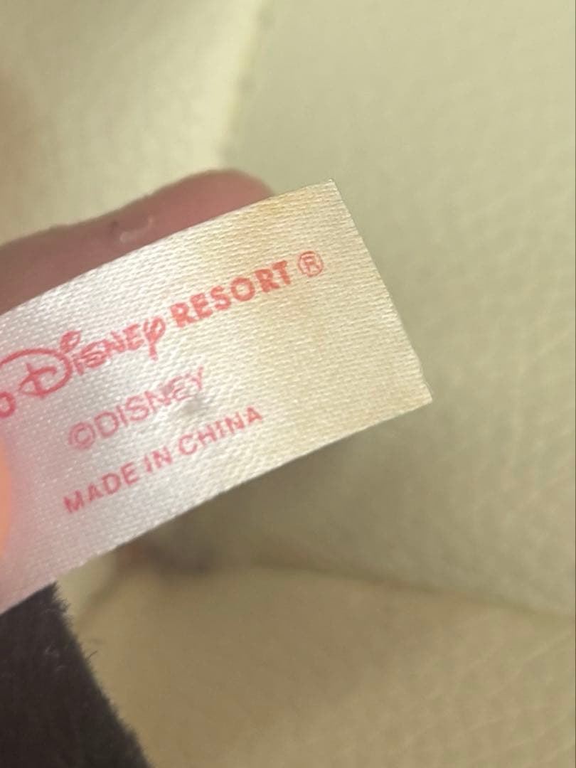 ディズニーカチューシャピンクイヤリングドット