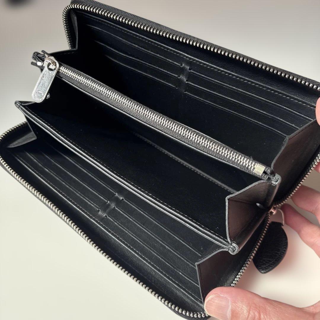 ルイヴィトン　長財布　マヒナ　ブラック