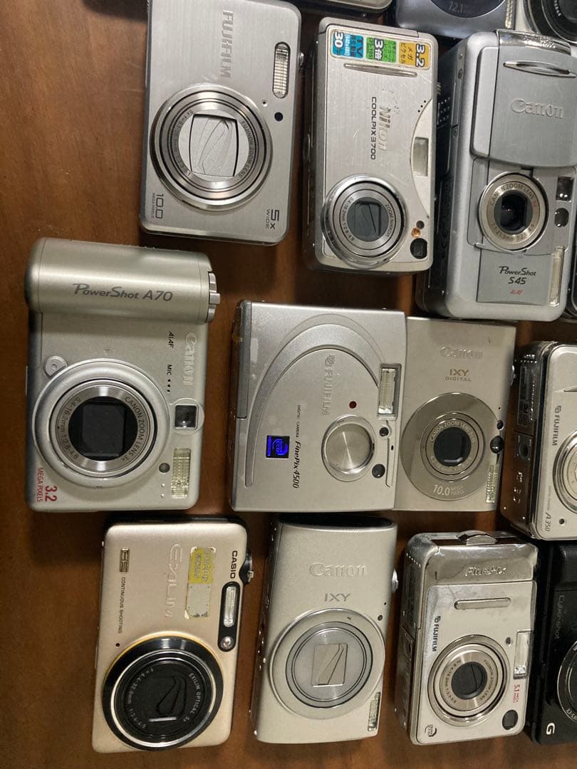 デジカメまとめ売り30台Canon/Nikon/LUMIX/EXILIM/IXY