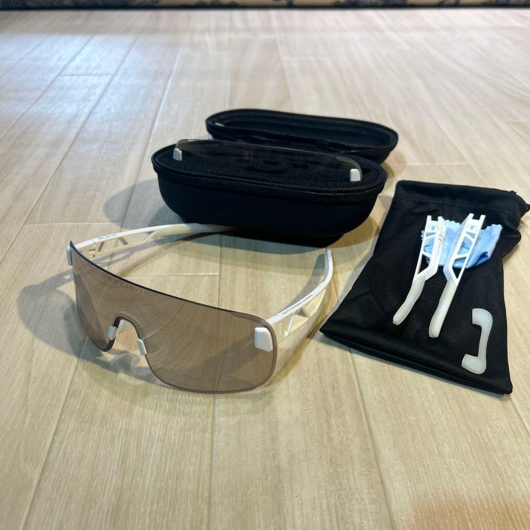 POC サングラスELICIT White シルバーミラー