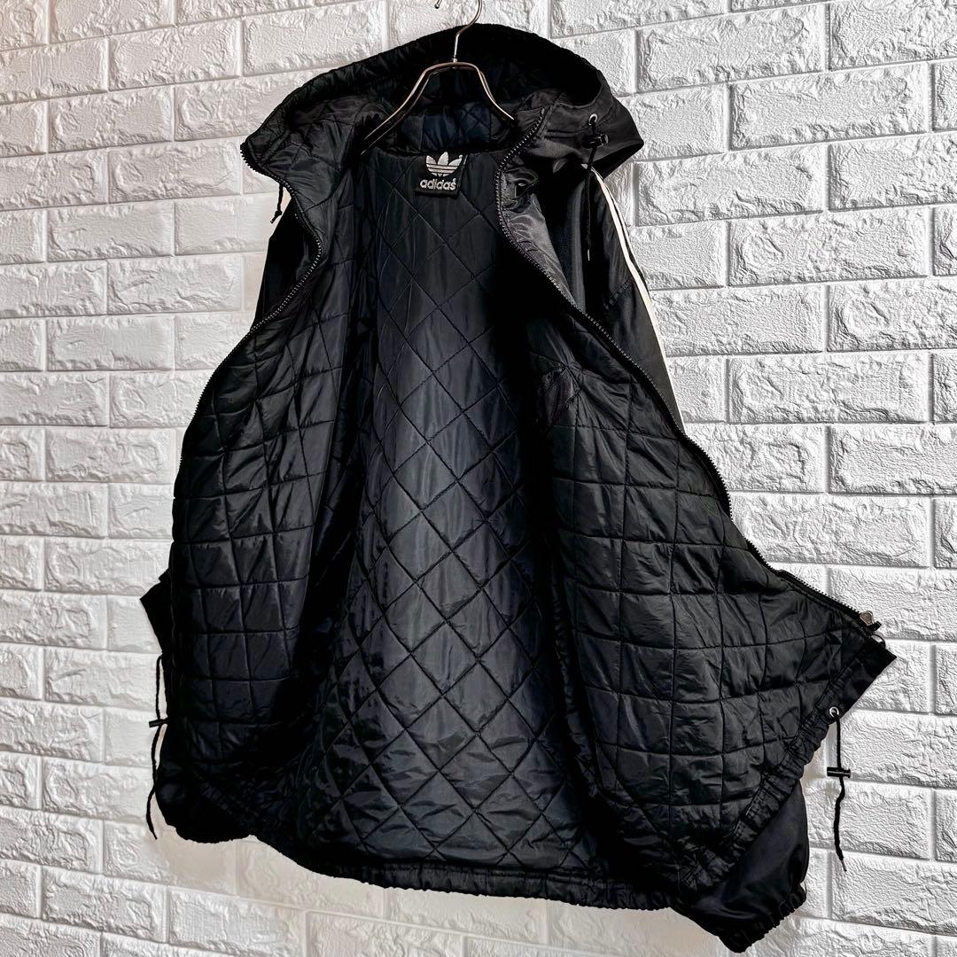 ◆背面刺繍BIGトレフォイルロゴ／中綿入り◆90sアディダス ナイロンジャケット