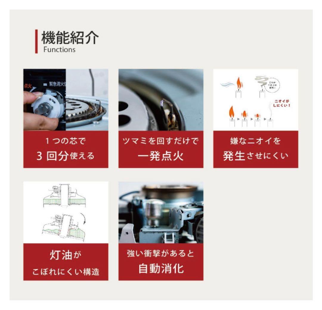 【未使用・開封のみ】TOYOTOMI トヨトミ 石油ストーブ ホワイト