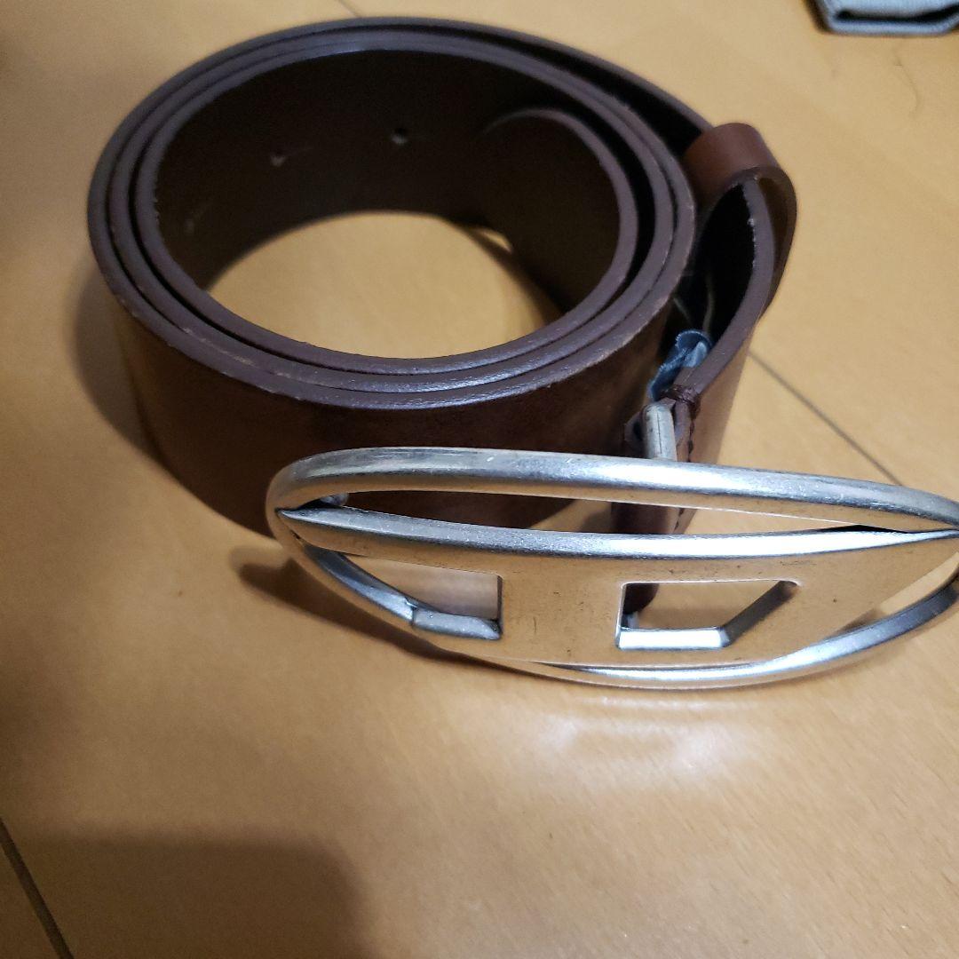 DIESEL ベルト　ブラウン