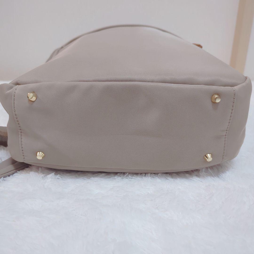 ace. エース スリマリー ビジネスリュック A4 PC収納 グレージュ 底鋲