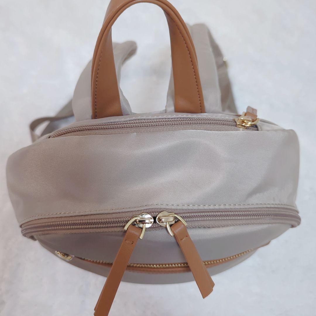 ace. エース スリマリー ビジネスリュック A4 PC収納 グレージュ 底鋲