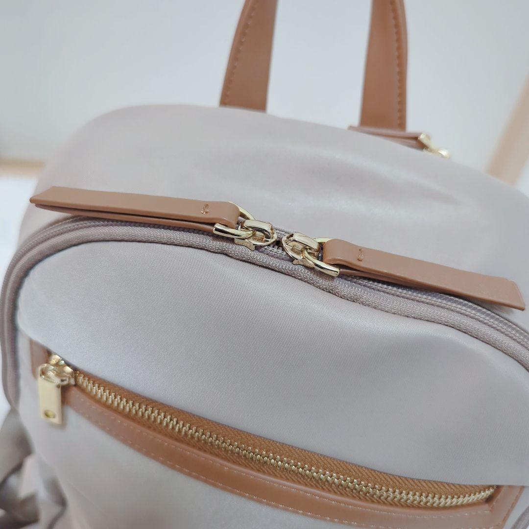 ace. エース スリマリー ビジネスリュック A4 PC収納 グレージュ 底鋲