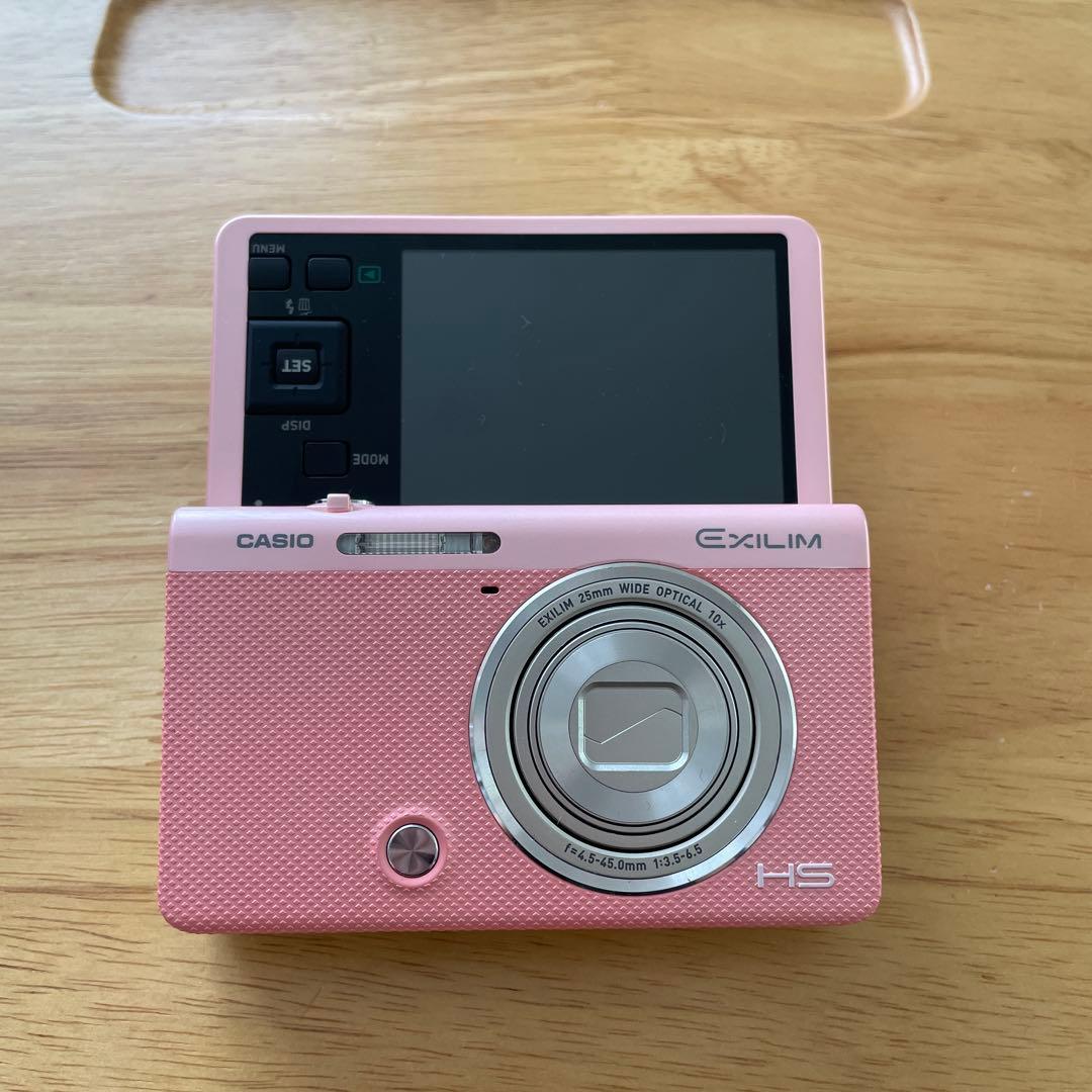 【箱有美品】CASIO EX-ZR70 PK　自撮り　デジタルカメラ　スマホ接続